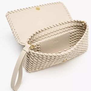 Zara Cream Woven Women's Bag